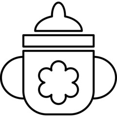 nursery_baby cup hand drawing