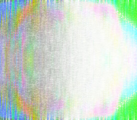 Abstract neon glitch art background image.