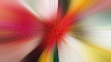 Colorful abstract zoom speed motion background