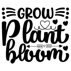 Grow plant bloom Svg