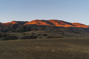 red mountain landscape