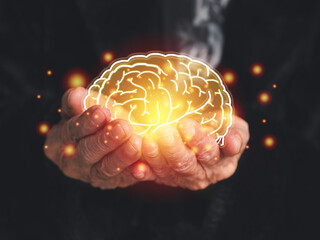Dementia in senior people. Memory loss. Alzheimer's. Neurology and Psychology care