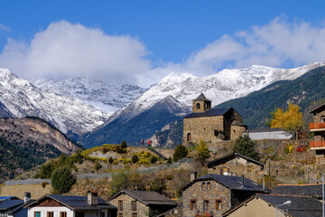 Fototapeta na wymiar .autumn in Andorra