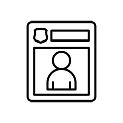 Prisoner data icon