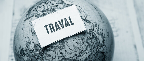 Fototapeta na wymiar Travel Word , Travel Concept Idea