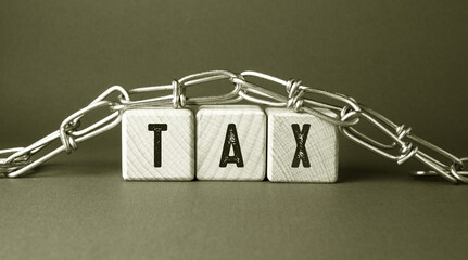 Fototapeta na wymiar Tax Words , Business Concept idea