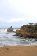 biarritz roca de la virgen playa francia país vasco francés 4M0A9815-as21