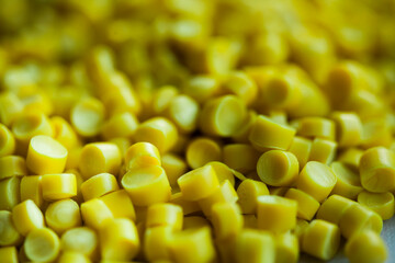 POLYPROPYLENE PLASTIC. close up - detail. High quality photo