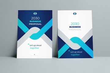 Business Proposal Cover Design Template is adept to the Multipurpose Project such as an annual report, brochure, flyer, poster, presentation, catalog, cover, booklet, website, magazine, portfolio, etc