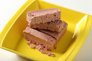 Traditional Turkish halva. Food background.