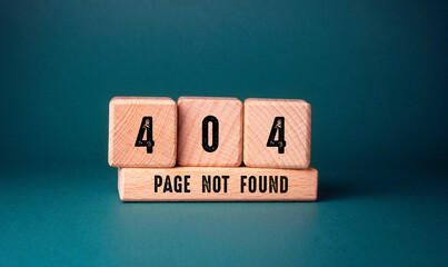 404 Error , Web Concept Idea