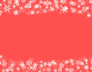 雪の結晶　イラスト背景