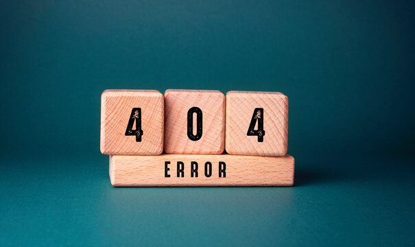 404 Error , Web Concept Idea