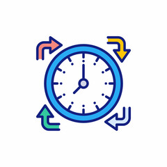 Workflow Planning icon in vector. Logotype