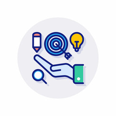 Business Strategy icon in vector. Logotype