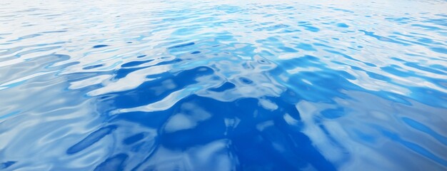 Sea water surface texture. Soft sunlight. Panoramic image, graphic resources. Nature, environment...