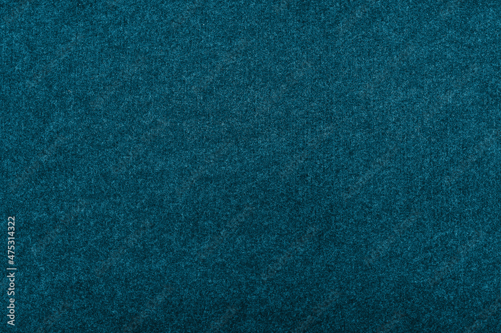 Wall mural Felt or carpet texture for blue background