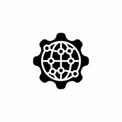 Fototapeta premium Social Networking icon in vector. Logotype