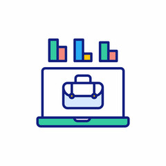 Strategic Management icon in vector. Logotype