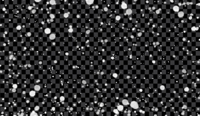 Snow. Realistic snow overlay background. New Year snow decoration.