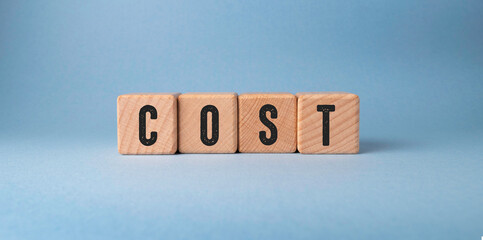 Cost Word , Business Concept Idea