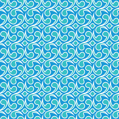 Vintage Abstract Seamless Floral Pattern