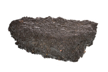 asphalt isolated on white background