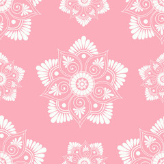 Vintage Abstract Seamless Floral Pattern