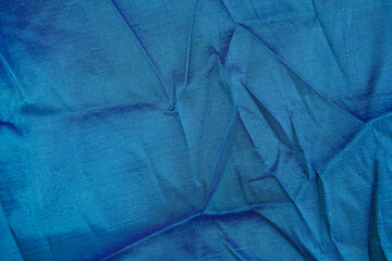 blue thai silk texture background