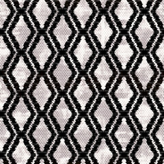 Scribble Style Moroccan Diamond Shape Abstract Seamless Pattern Detailed Textured Surface Perfect for Upholstery Home Textile