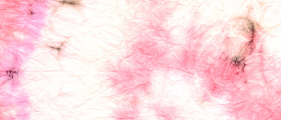  Pink Bleach Dye. Ink Batik Silk Designs. Texture