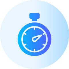 stopwatch gradient icon