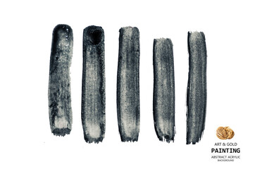 Abstract luxury background. Black & White. Beautiful ink.