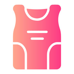 sport shirt gradient icon