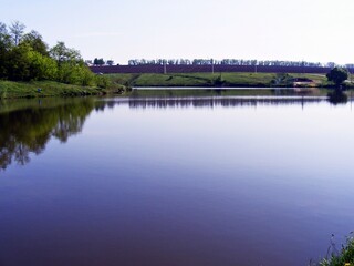 Fototapeta premium lake in the park