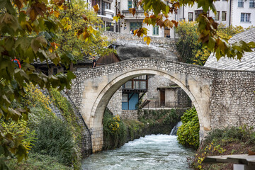 Neretva River Mostar Bosnia and Herzegovina