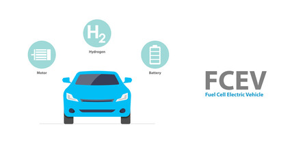 Types of electric vehicles infographic.