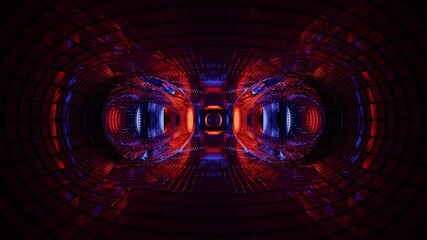 3d illustration of dark swirling tunnel in 4K UHD design