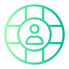 Right Arrow gradient icon