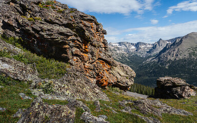 Rocky Mountains near Estes Park, Colorado, USA.