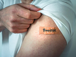 booster vaccination protection - obrazy, fototapety, plakaty