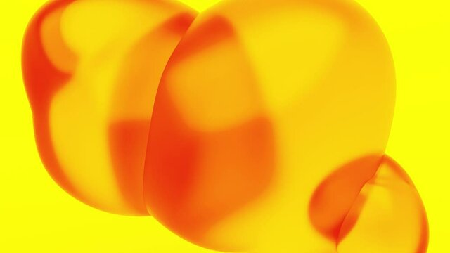 Yoga, Meditation oder Entspannung - Fl&uuml;ssigkeit bewegt sich in Schleife oder Loop