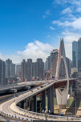 Fototapeta na wymiar Modern metropolis skyline, Chongqing, China,