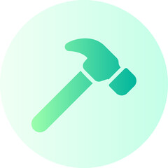 hammer gradient icon