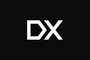 Obraz premium DX monogram letter logo for inspiration