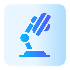 Obraz premium desk lamp gradient icon
