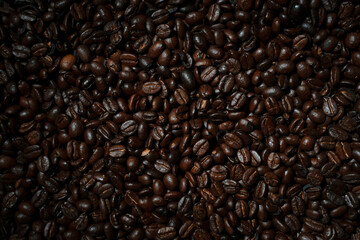 Coffee beans background