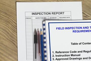 Field inspection report