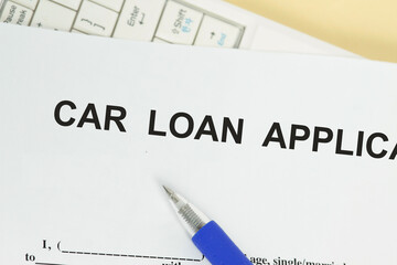 Obraz premium Car loan