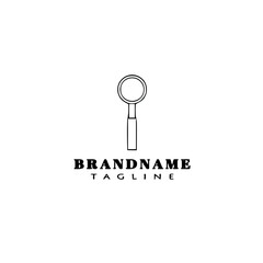 dentist tool logo cartoon icon design template black isolated vector illustration